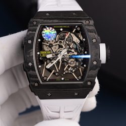 Đồng Hồ Richard Mille Rm35-02 Màu Trắng Rep 11 Vỏ Carbon Siêu Nhẹ Nhà Máy ZF 44mm (1)