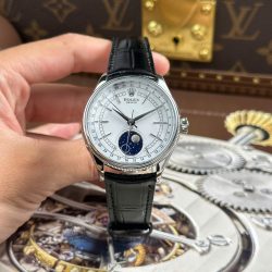 Đồng Hồ Rolex Cellini Moonphase 50535 Replica 11 Mặt Trắng Máy Cơ Thụy Sỹ Xưởng KZ 39mm (2)