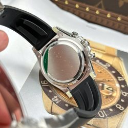 Đồng Hồ Rolex Cosmograph Daytona 126519LN Replica 11 Mặt Đen Cọc Số Đính Đá Xưởng Clean 40mm (2)