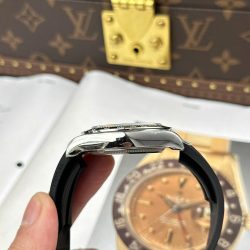 Đồng Hồ Rolex Cosmograph Daytona 126519LN Replica 11 Mặt Đen Cọc Số Đính Đá Xưởng Clean 40mm (2)