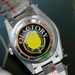 Đồng Hồ Rolex Day-Date Mặt Thiên Thạch Chế Tác Cọc Số Kim Cương Moissanite Xưởng QF 36mm (2)