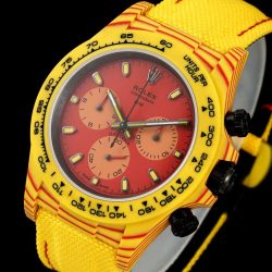 Đồng Hồ Rolex Daytona Diw Carbo Quartz Fiber Volcano Replica Cao Cấp 40mm (3)