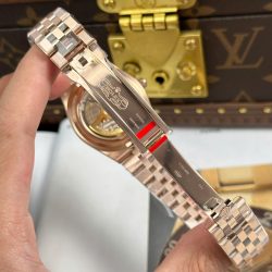 Đồng Hồ Rolex Land-Dweller 127235 Replica 11 Mặt Trắng Máy Cơ Tự Đông Xưởng 36mm (2)