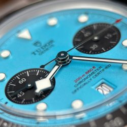 Đồng Hồ Tudor Black Bay Chronograph Rep Cao Cấp Mặt Tiffany Dây Kim Loại Nhà Máy ZF 41mm (2)