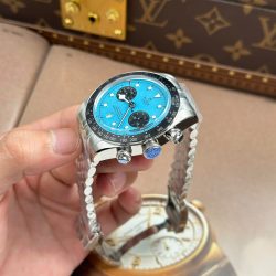 Đồng Hồ Tudor Black Bay Chronograph Rep Cao Cấp Mặt Tiffany Dây Kim Loại Nhà Máy ZF 41mm (2)