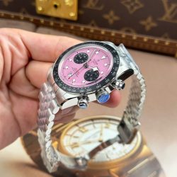 Đồng Hồ Tudor Black Bay Chronograph Replica 11 Mặt Hồng Dây Kim Loại Nhà Máy ZF 41mm (2)