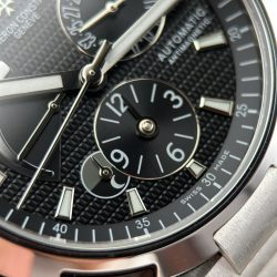 Đồng Hồ Vacheron Constantin Replica 11 Overseas Dual Time 47450 Mặt Đen Xưởng 9F 42mm (2)