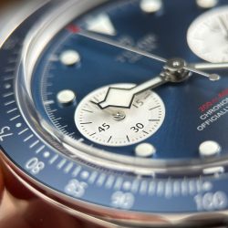 Tudor Black Bay Chronograph Replica 11 Mặt Xanh Blue Dây Kim Loại Xưởng ZF 41mm (2)