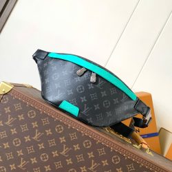 Túi Đeo Hông Louis Vuitton Siêu Cấp LV Discovery Họa Tiết Monogram Màu Xám 44x15x9cm (2)