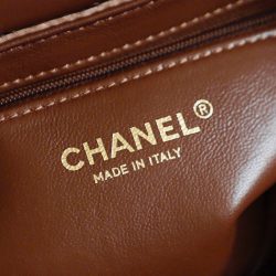Túi Xách Nữ Chanel Kelly Like Auth Màu Nâu Đính Cườm 20cm (2)