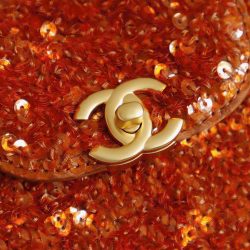 Túi Xách Nữ Chanel Kelly Siêu Cấp Màu Đỏ Đính Cườm 20cm (2)