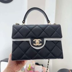 Túi Xách Nữ Đeo Chéo Chanel Coco Màu Đen Siêu Cấp 21cm (2)