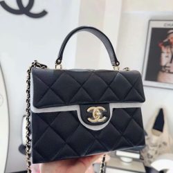 Túi Xách Nữ Đeo Chéo Chanel Coco Màu Đen Siêu Cấp 21cm (2)