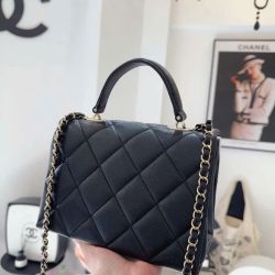 Túi Xách Nữ Đeo Chéo Chanel Coco Màu Đen Siêu Cấp 21cm (2)