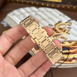 Đồng Hồ Audemars Piguet Rep Cao Cấp Royal Oak Jumbo Extra-thin Openworked 16204 Mặt Lộ Cơ Mạ Vàng Hồng Xưởng ZF 39mm (2)