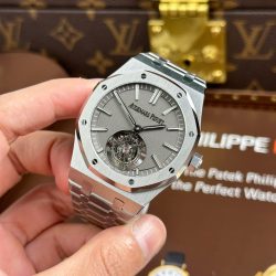Đồng Hồ Audemars Piguet Replica 11 Royal Oak Flying Tourbillon 26530 Mặt Xám Nhà Máy BBS 41mm (2)
