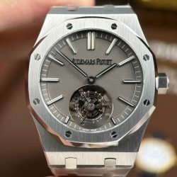 Đồng Hồ Audemars Piguet Replica 11 Royal Oak Flying Tourbillon 26530 Mặt Xám Nhà Máy BBS 41mm (2)