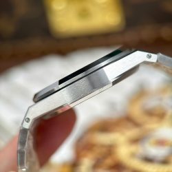 Đồng Hồ Audemars Piguet Replica 11 Royal Oak Jumbo Extra-thin Openworked 16204 Mặt Lộ Cơ Màu Trắng Nhà Máy ZF 39mm (2)