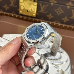 Đồng Hồ Audemars Piguet Royal Oak 15450 Rep 11 Mặt Xanh Dương Máy Cơ Thụy Sỹ Nhà Máy ZF 37mm (2)