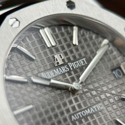 Đồng Hồ Audemars Piguet Royal Oak 15450 Replica 11 Mặt Xám Máy Cơ Thụy Sỹ Nhà Máy ZF 37mm (2)