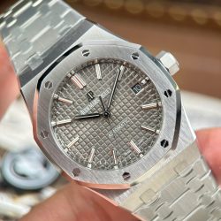 Đồng Hồ Audemars Piguet Royal Oak 15450 Replica 11 Mặt Xám Máy Cơ Thụy Sỹ Nhà Máy ZF 37mm (2)