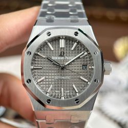 Đồng Hồ Audemars Piguet Royal Oak 15450 Replica 11 Mặt Xám Máy Cơ Thụy Sỹ Nhà Máy ZF 37mm (2)