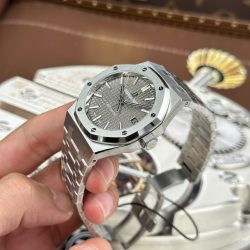 Đồng Hồ Audemars Piguet Royal Oak 15450 Replica 11 Mặt Xám Máy Cơ Thụy Sỹ Nhà Máy ZF 37mm (2)