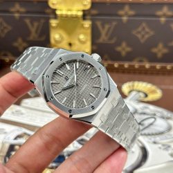 Đồng Hồ Audemars Piguet Royal Oak 15450 Replica 11 Mặt Xám Máy Cơ Thụy Sỹ Nhà Máy ZF 37mm (2)