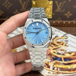 Đồng Hồ Audemars Piguet Royal Oak 15510BC Rep 11 Mặt Xanh Băng Dây Kim Loại Nhà Máy ZF 41mm (2)