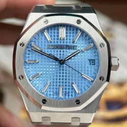 Đồng Hồ Audemars Piguet Royal Oak 15510BC Rep 11 Mặt Xanh Băng Dây Kim Loại Nhà Máy ZF 41mm (2)