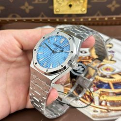Đồng Hồ Audemars Piguet Royal Oak 15510BC Rep 11 Mặt Xanh Băng Dây Kim Loại Nhà Máy ZF 41mm (2)