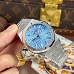 Đồng Hồ Audemars Piguet Royal Oak 15510BC Rep 11 Mặt Xanh Băng Dây Kim Loại Nhà Máy ZF 41mm (2)