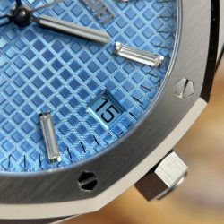 Đồng Hồ Audemars Piguet Royal Oak 15510BC Rep 11 Mặt Xanh Băng Dây Kim Loại Nhà Máy ZF 41mm (2)