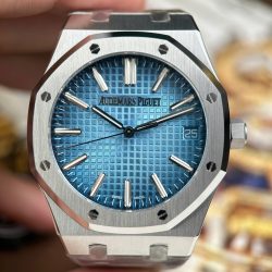 Đồng Hồ Audemars Piguet Royal Oak 15510BC Replica 11 Mặt Xanh Băng Máy Cơ Tự Động Nhà Máy ZF 41mm (2)