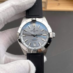 Đồng Hồ Breitling Chronomat P32398101C1S1 Replica 11 Mặt Xám Dây Cao Su 40mm (2)