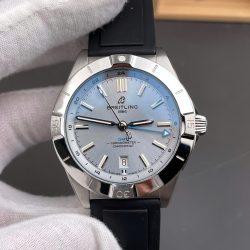 Đồng Hồ Breitling Chronomat P32398101C1S1 Replica 11 Mặt Xám Dây Cao Su 40mm (2)