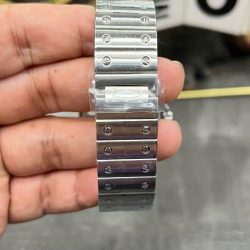Đồng Hồ Cartier Santos CRWHSA0015 Replica 11 Mặt Lộ Cơ Dây Kim Loại Xưởng THB 39 (2)