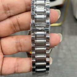 Đồng Hồ Longines Replica 11 Master Collection Mặt Đen Dây Kim Loại 38 (2)