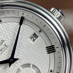 Đồng Hồ Omega De Ville Prestige Power Reserve Rep 11 Mặt Trắng Máy Cơ Thụy Sỹ 39 (2)