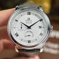 Đồng Hồ Omega De Ville Prestige Power Reserve Rep 11 Mặt Trắng Máy Cơ Thụy Sỹ 39 (2)