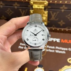 Đồng Hồ Omega De Ville Prestige Power Reserve Rep 11 Mặt Trắng Máy Cơ Thụy Sỹ 39 (2)