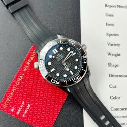 Đồng Hồ Omega Seamaster 300M Rep Cao Cấp Màu Đen Máy Cơ Thụy Sỹ Nhà Máy VS 42mm (2)