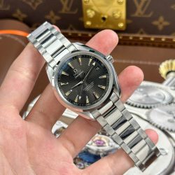 Đồng Hồ Omega Seamaster Aqua Terra 150M Rep 11 Mặt Xanh Lá Cây Cọc Số Vàng Nhà Máy VS 41mm (2)