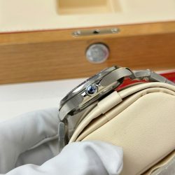 Đồng Hồ Omega Seamaster Diver 300M Replica 11 Mặt Trắng Viền Gồm Xanh Xưởng VS 42mm (2)