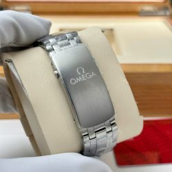 Đồng Hồ Omega Seamaster Diver 300M Replica 11 Mặt Trắng Viền Gồm Xanh Xưởng VS 42mm (2)