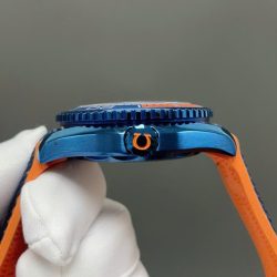 Đồng Hồ Omega Seamaster Planet Ocean Replica 11 Màu Xanh Blue Dây Cao Su Nhà Máy VS 45 (2)