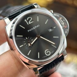 Đồng Hồ Panerai Luminor Due PAM1250 Replica 11 Mặt Xám Dây Da Nhà Máy VS 42mm (2)