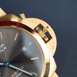 Đồng Hồ Panerai Luminor Marina PAM1115 Replica 11 Mạ Vàng Hồng Mặt Xám Nhà Máy VS 44mm (2)