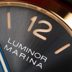 Đồng Hồ Panerai Luminor Marina PAM1115 Replica 11 Mạ Vàng Hồng Mặt Xám Nhà Máy VS 44mm (2)