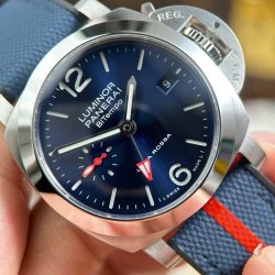 Đồng Hồ Panerai Luminor Quaranta BiTempo Luna Rossa PAM1404 Replica 11 Màu Xanh Dương Xưởng VS 40mm (2)